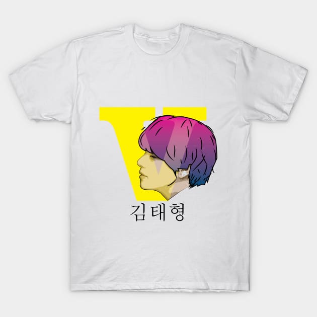 T shirt v bts sale